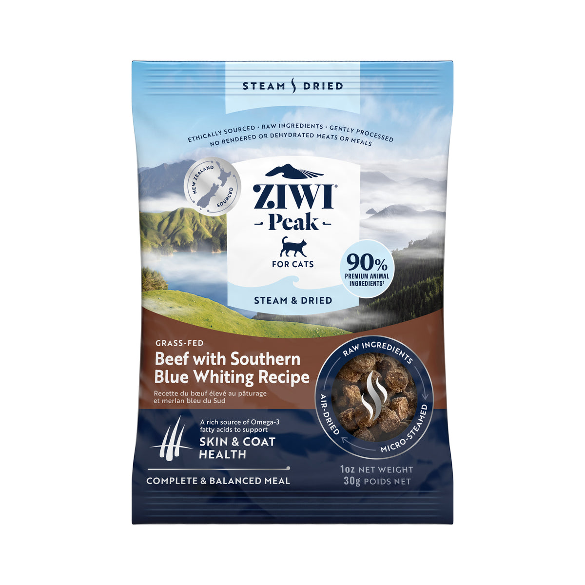 ZIWI Cat Steam & Dried Beef 30g — FREE SAMPLE
