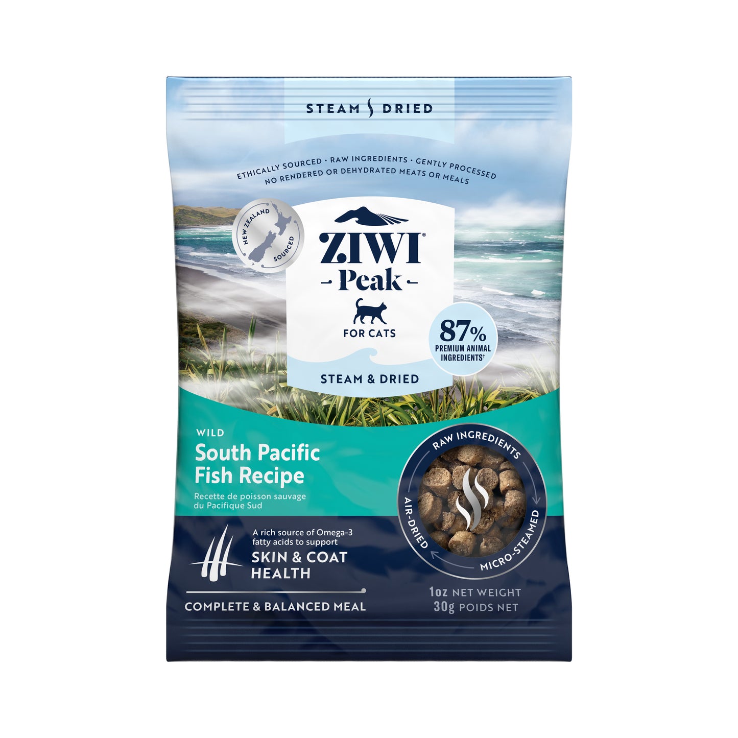ZIWI Cat Steam & Dried Fish 30g — FREE SAMPLE