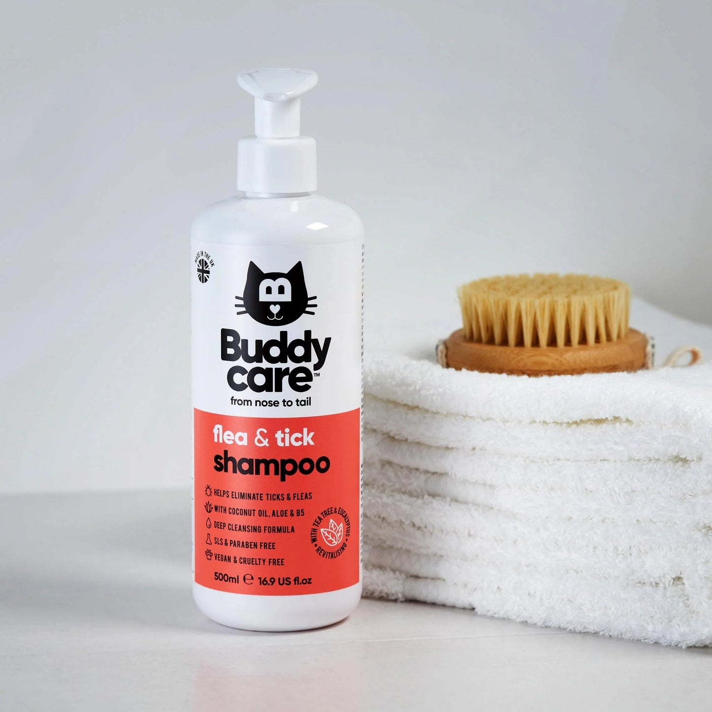 Buddycare Cat Shampoo Flea & Tick
