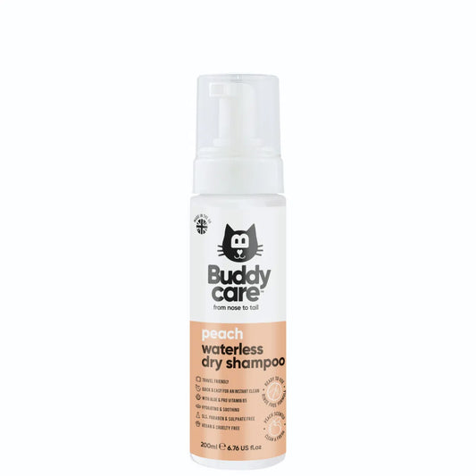 Buddycare Waterless Dry Cat Shampoo Peach