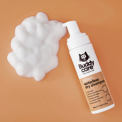Buddycare Waterless Dry Cat Shampoo Peach