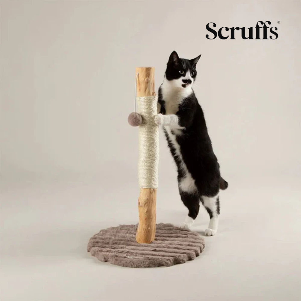 Scruffs Rockies Cat Scratching Tree - Taupe