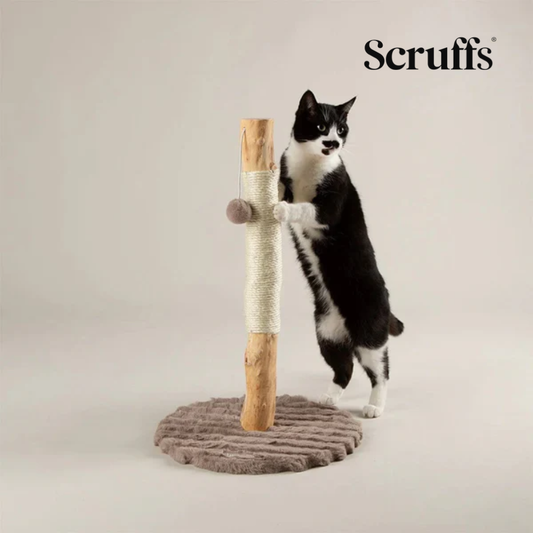 Scruffs Rockies Cat Scratching Tree - Taupe