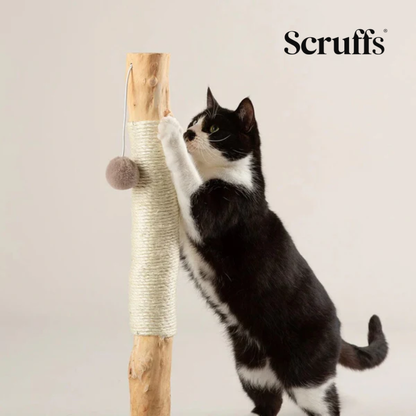 Scruffs Rockies Cat Scratching Tree - Taupe