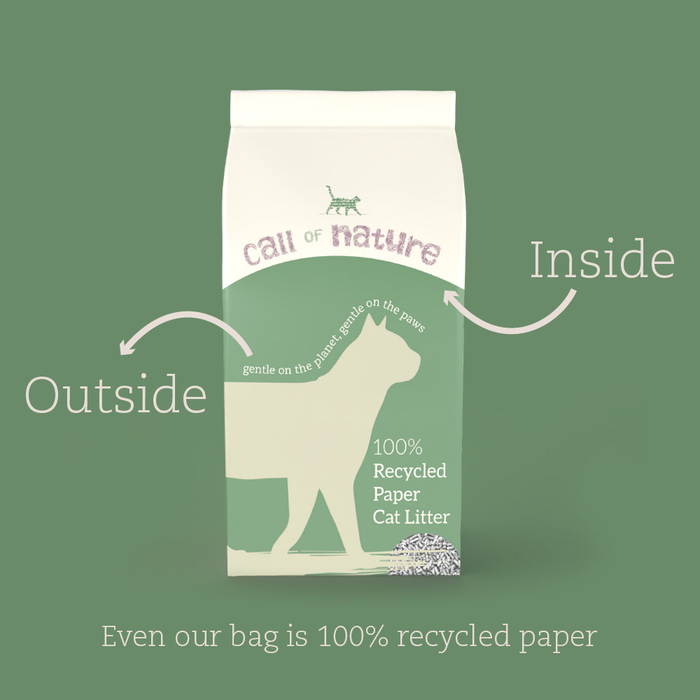 Recycled Paper Cat Litter